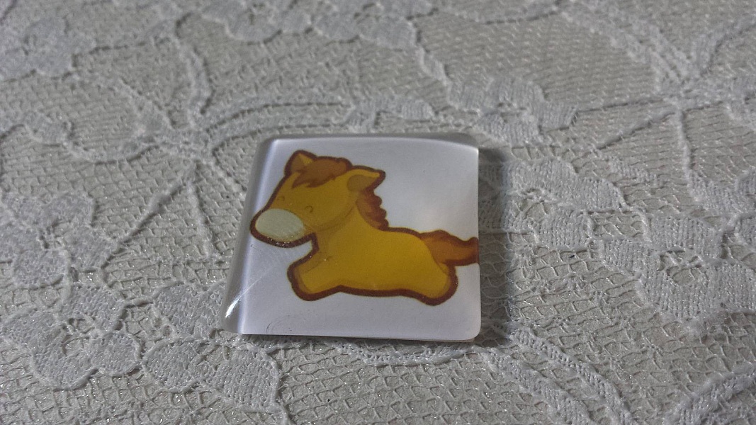 firkantet glass cabochon 30mm 013 