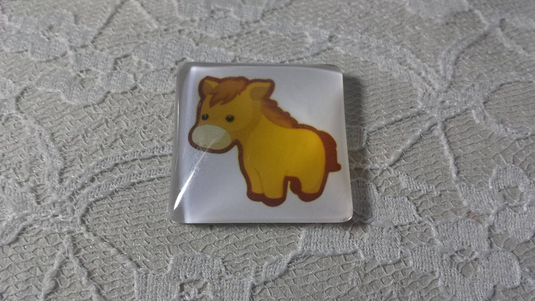 firkantet glass cabochon 30mm 012 