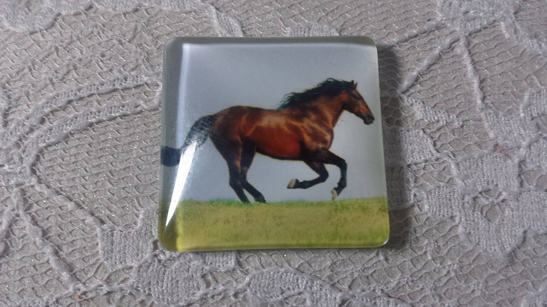 firkantet glass cabochon 30mm 009 