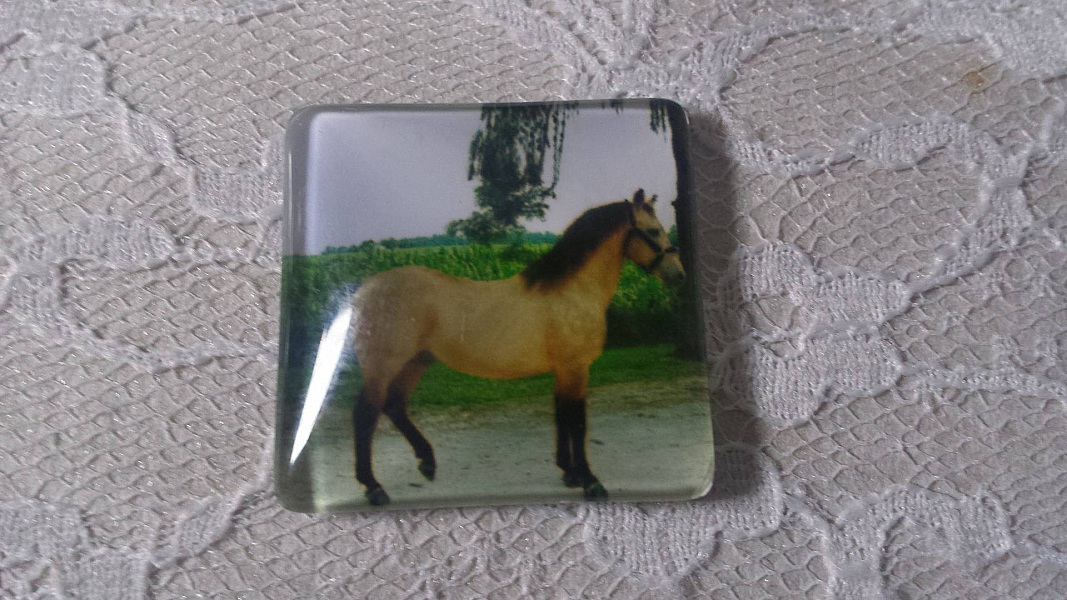 firkantet glass cabochon 30mm 007 