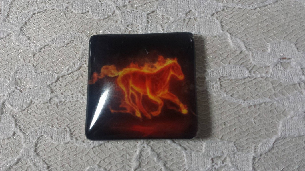 firkantet glass cabochon 30mm 006 