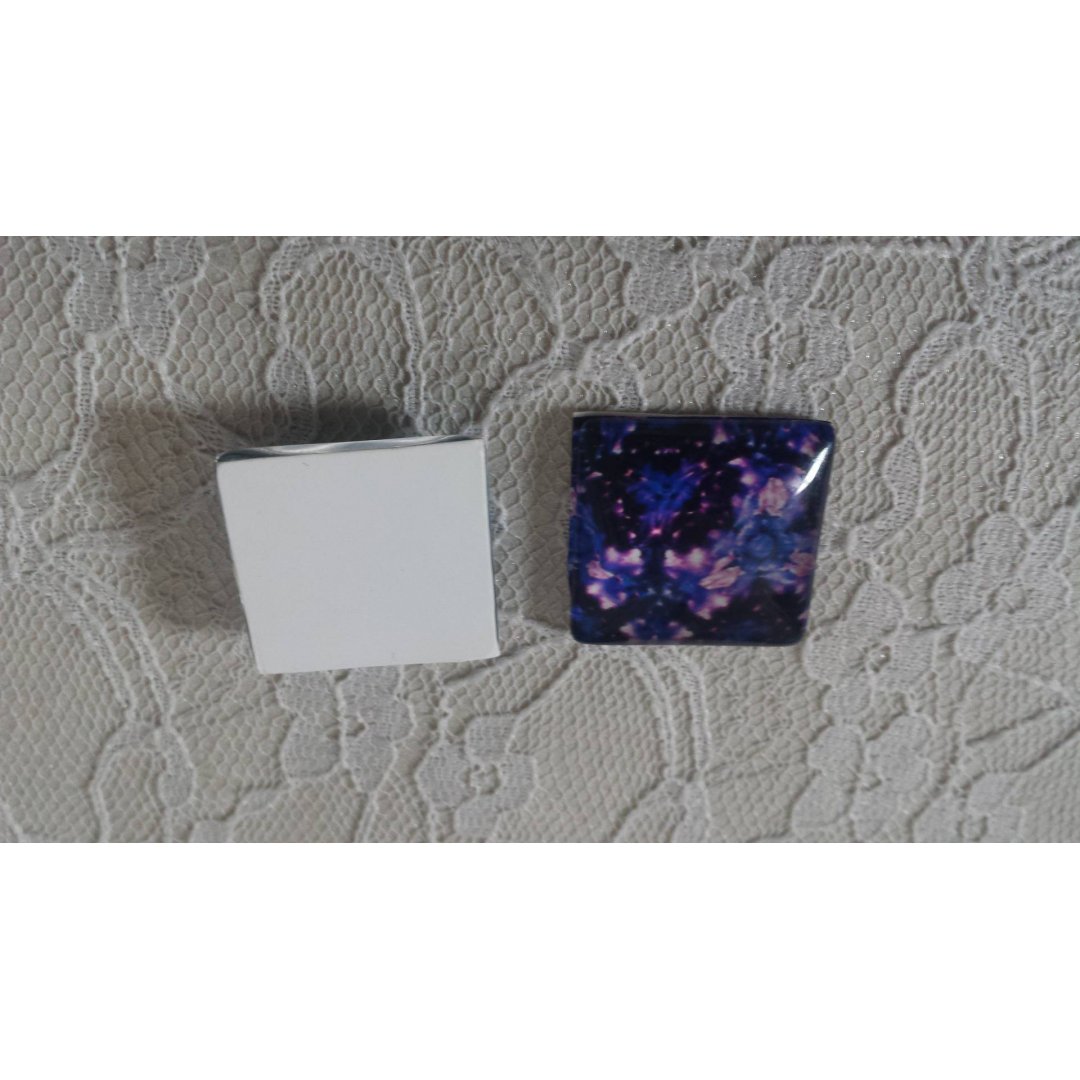 firkantet glass cabochon 25mm 034 