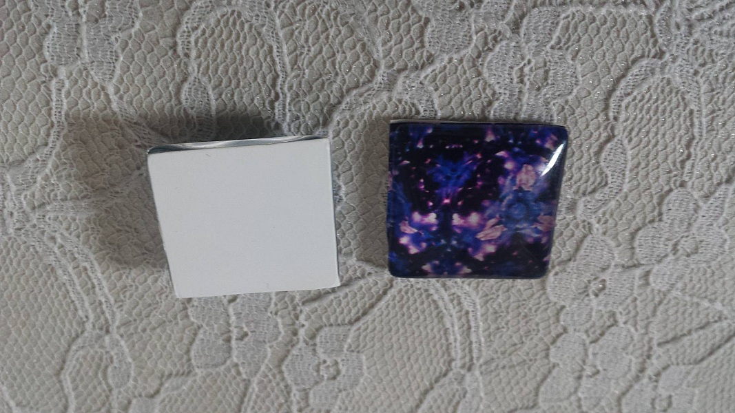 firkantet glass cabochon 25mm 034 