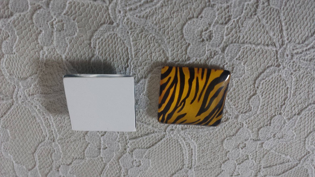 glass firkantet cabochon 25mm 032 