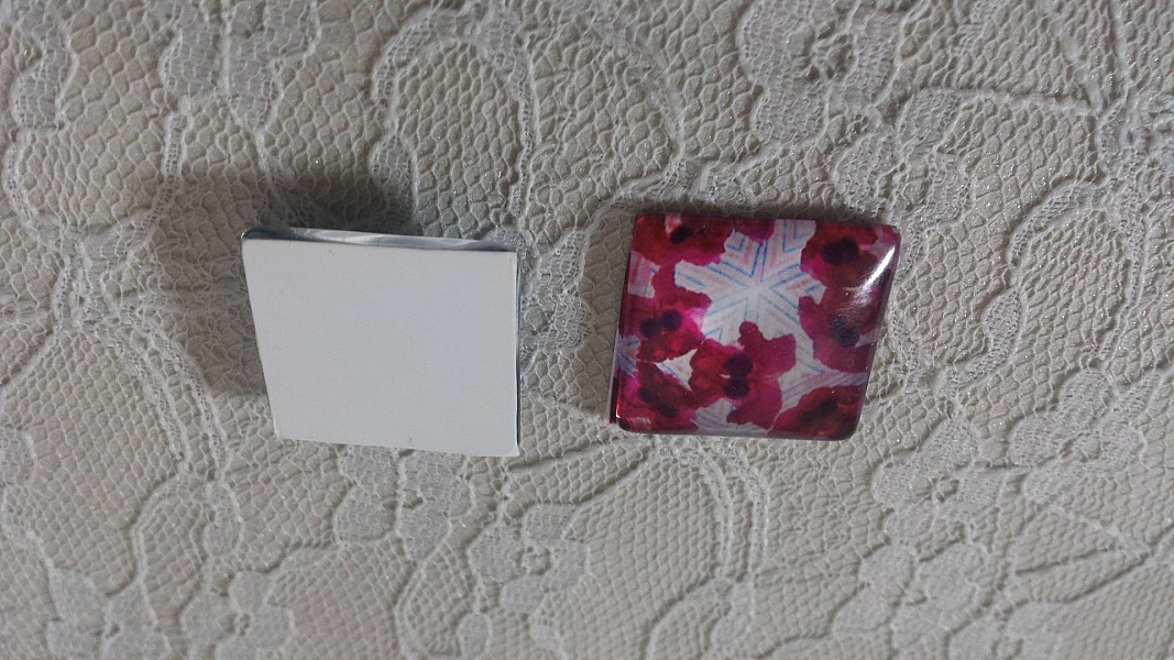 firkantet glass cabochon 25mm 029 