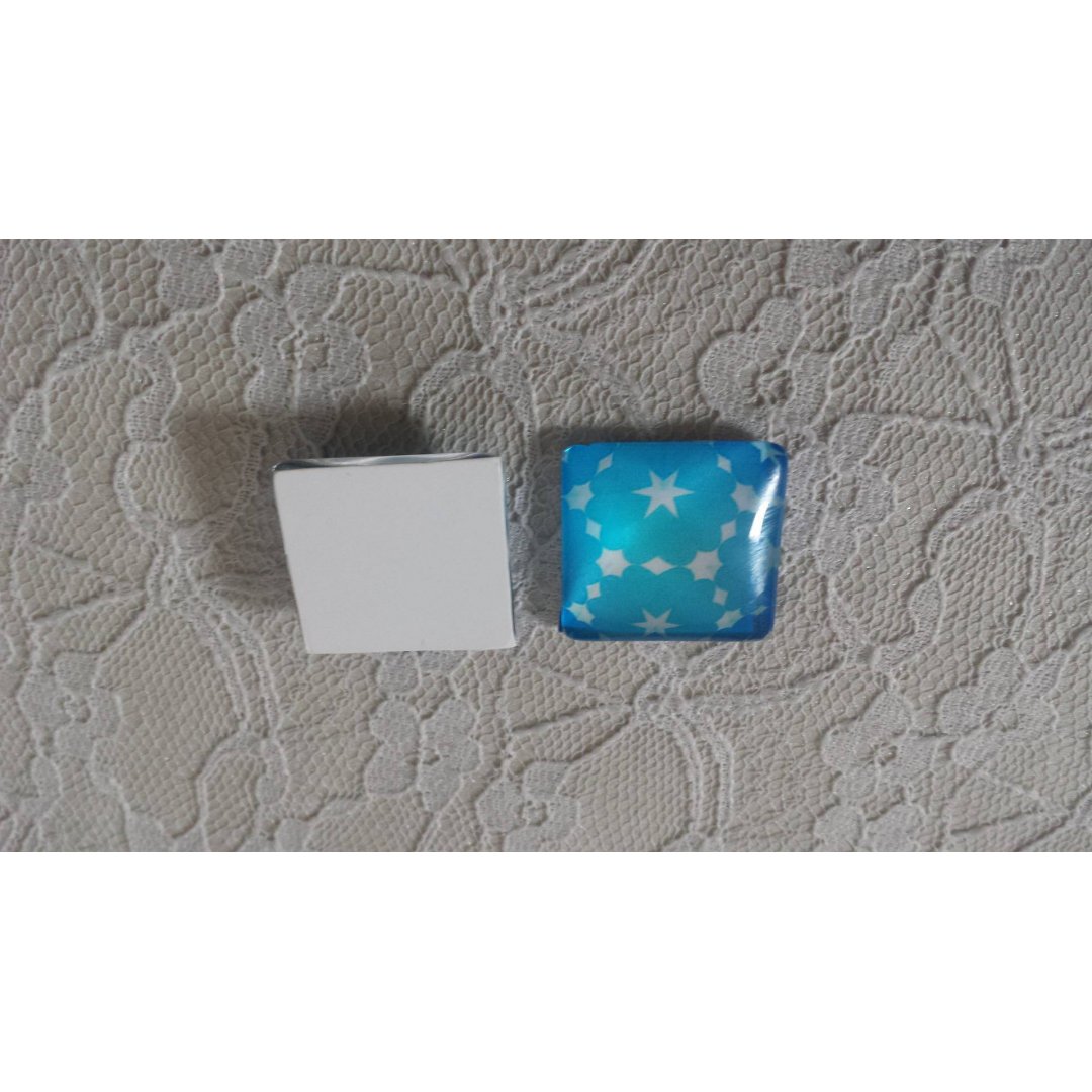 firkantet glass cabochon 25mm 024 