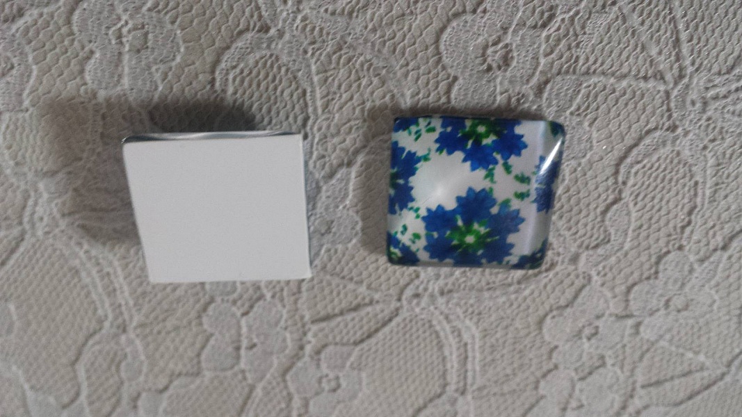 firkantet glass cabochon 25mm 021 