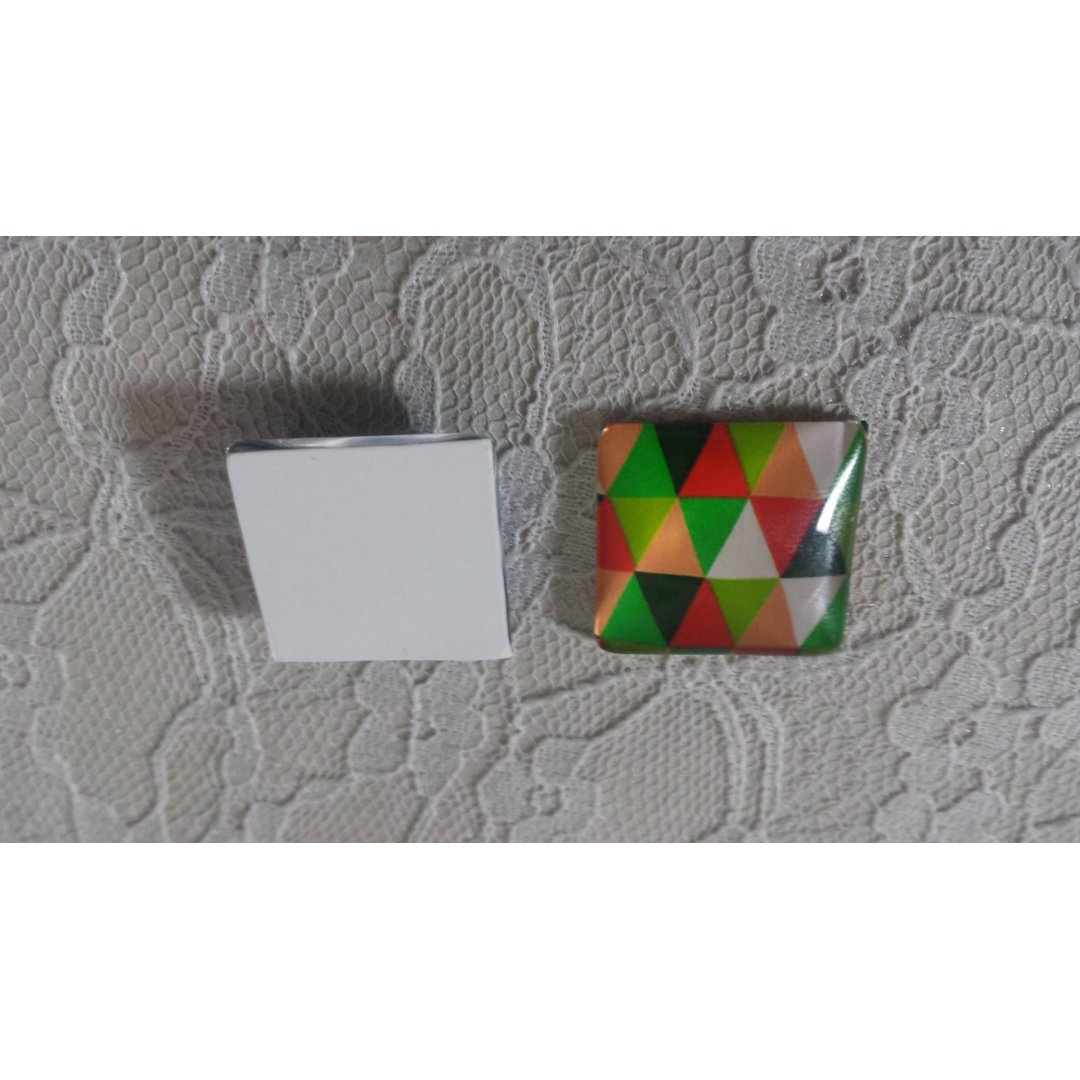 firkantet glass cabochon 25mm 018 