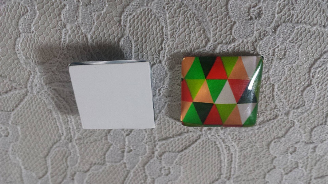 firkantet glass cabochon 25mm 018 