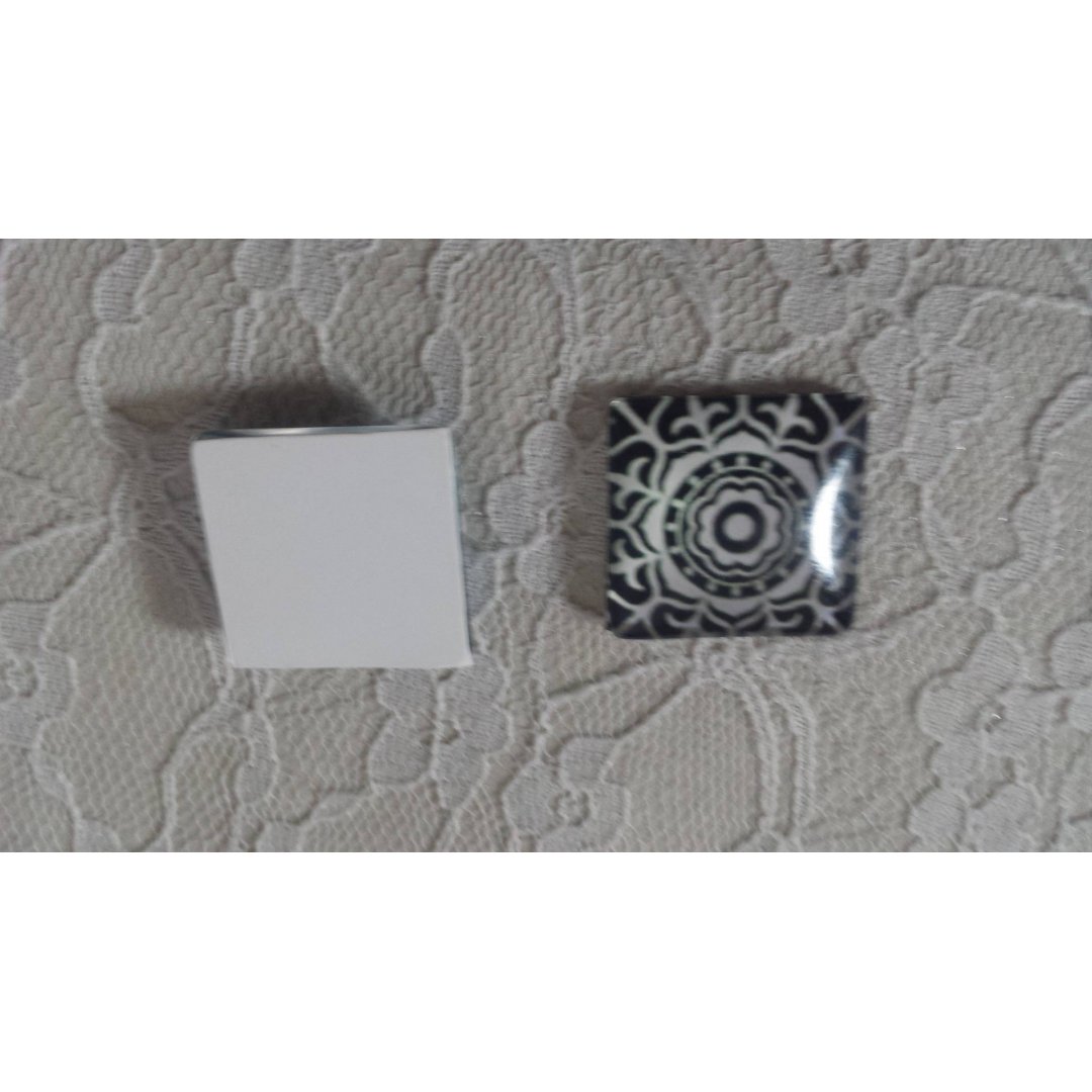 firkantet glass cabochon 25mm 013 