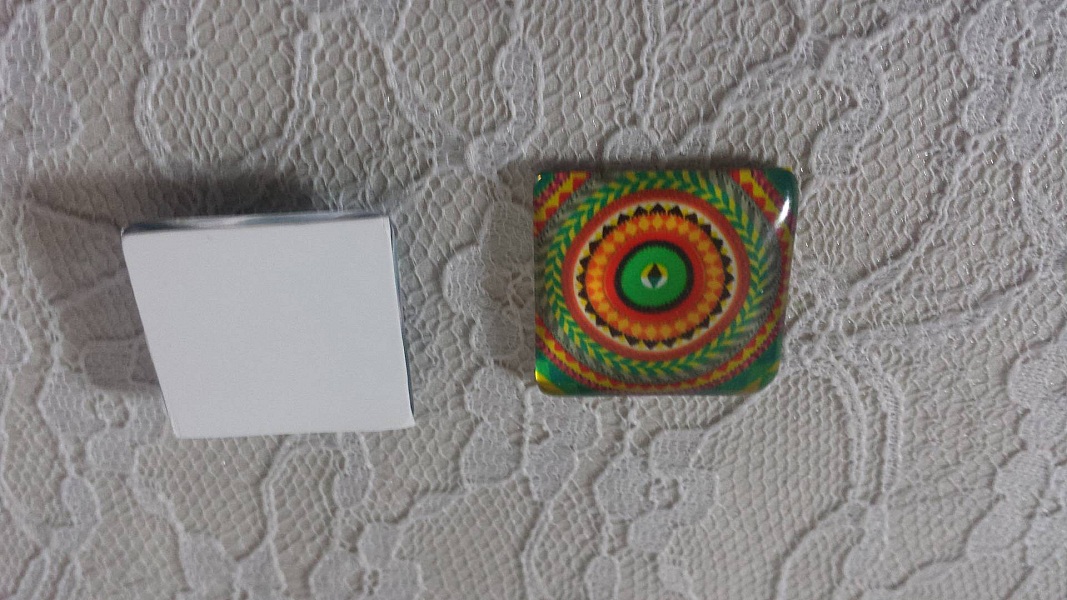 firkantet glass cabochon 25mm 005 