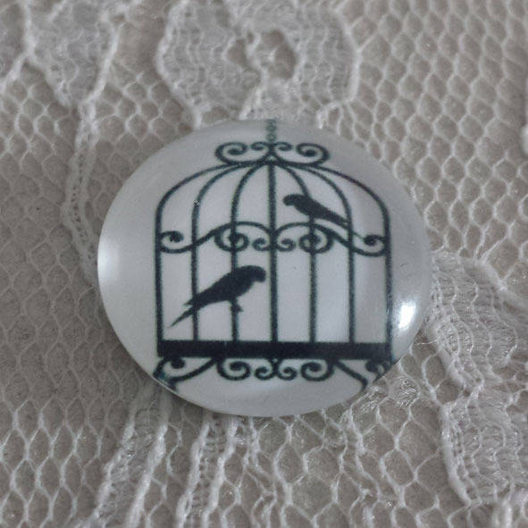 rund glass cabochon 10mm fugler 002 