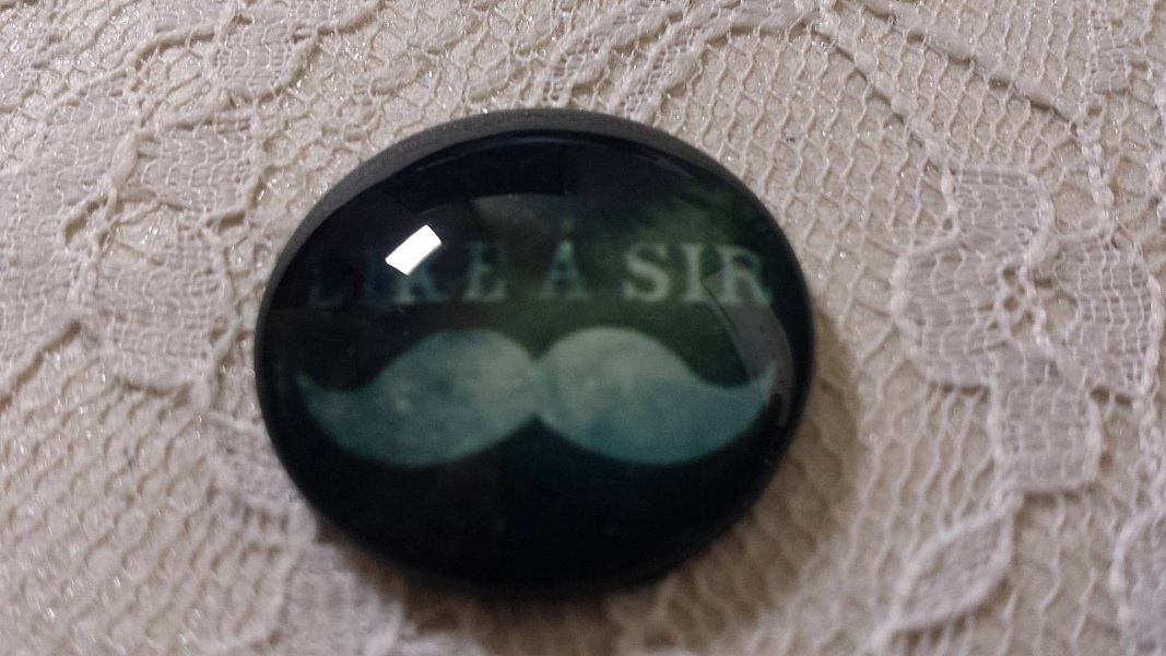 glass cabochon runde 25mm bart 021 
