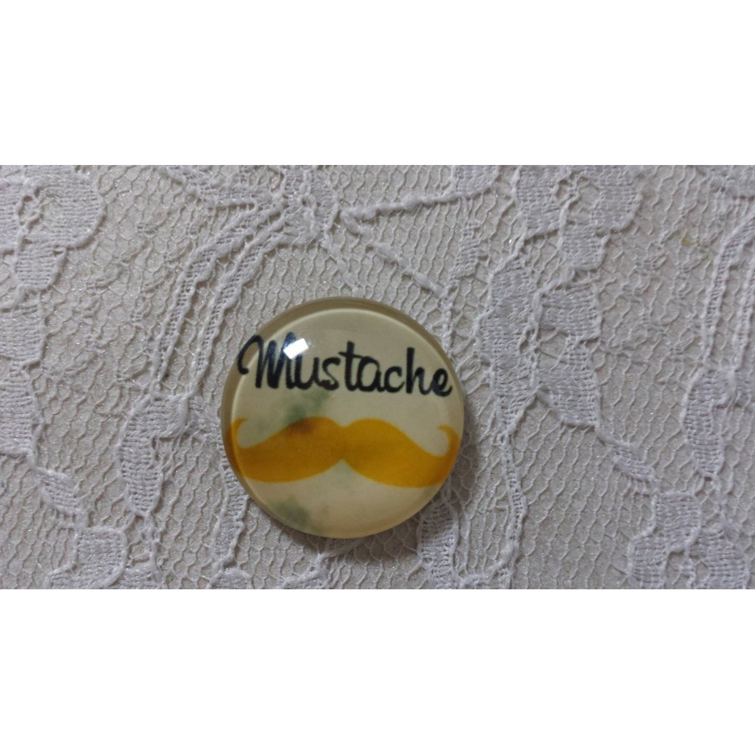 glass cabochon rund 25 mm bart 008 