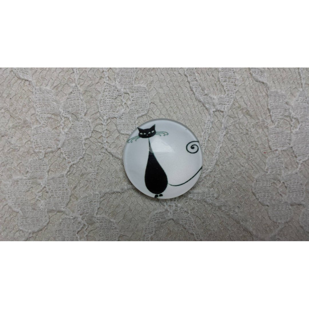 glass cabochon rund 25mm kat 013 