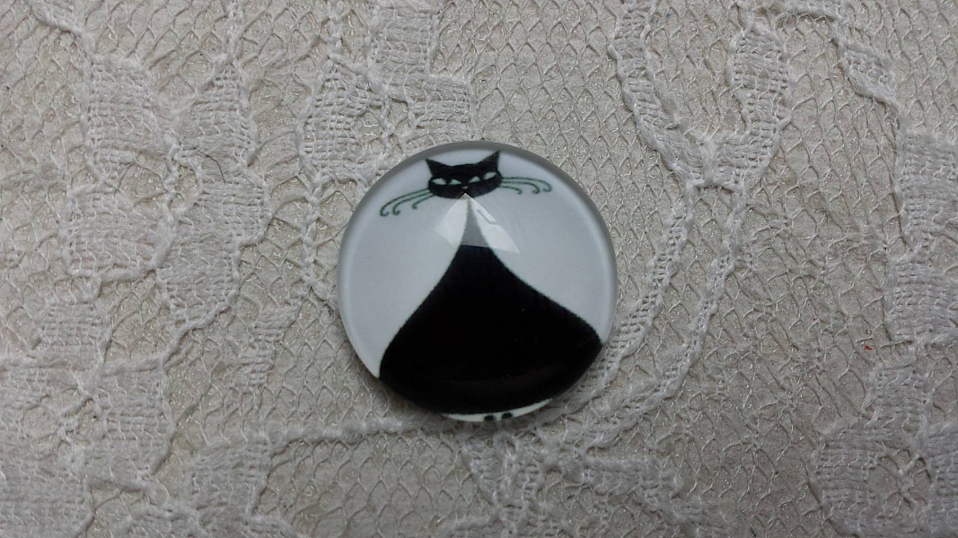 glass cabochon rund 25mm kat 010 