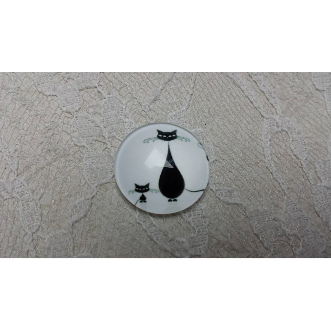 glass cabochon rund 20mm cat 007 