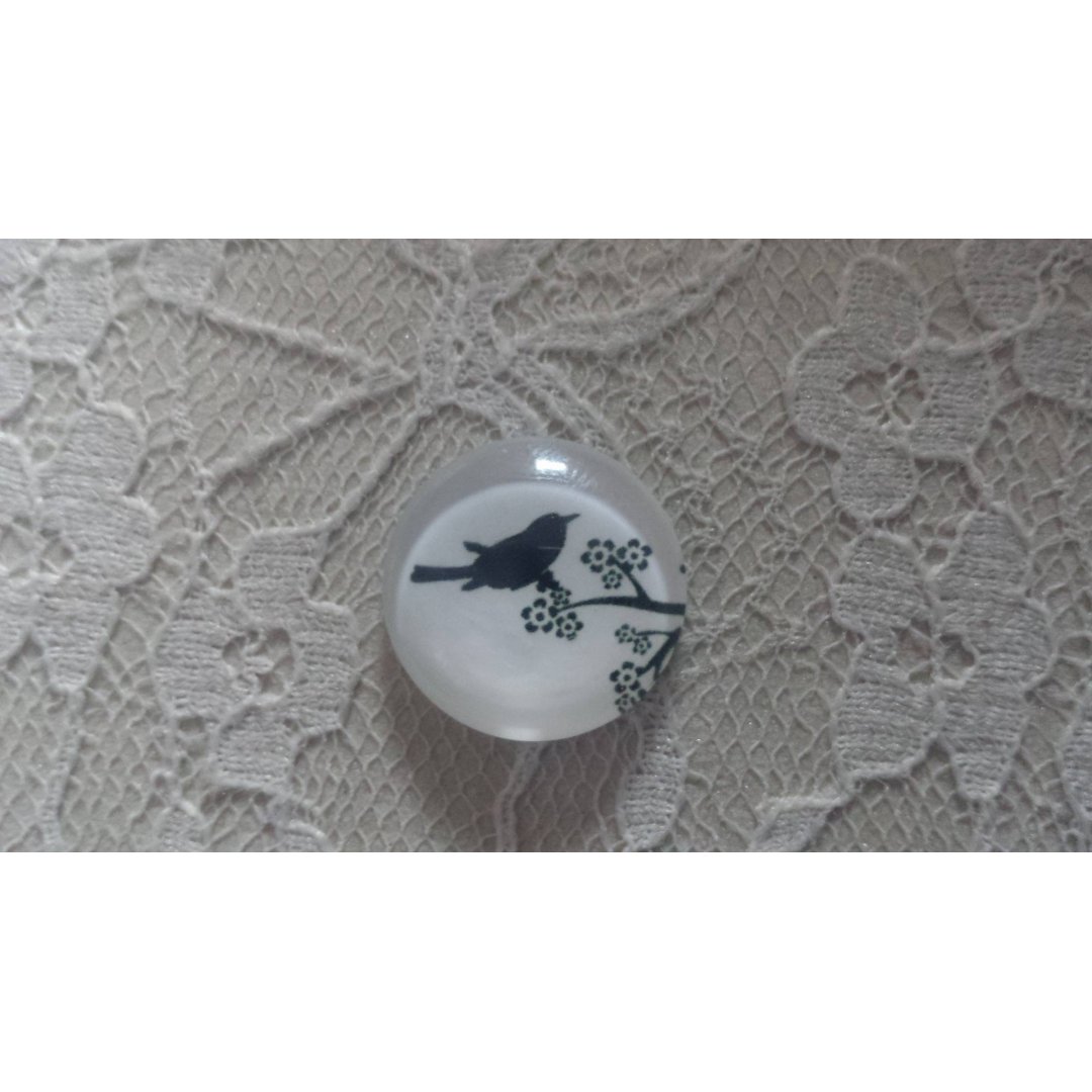 runde glass cabochon 20mm fugler 016 