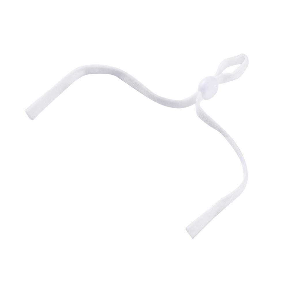 sett 20 elastiske bånd med hvit snor og justerbar spenne for maske ...