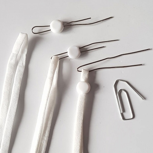 sett 20 elastiske b&aring;nd med hvit snor og justerbar spenne for maske ...