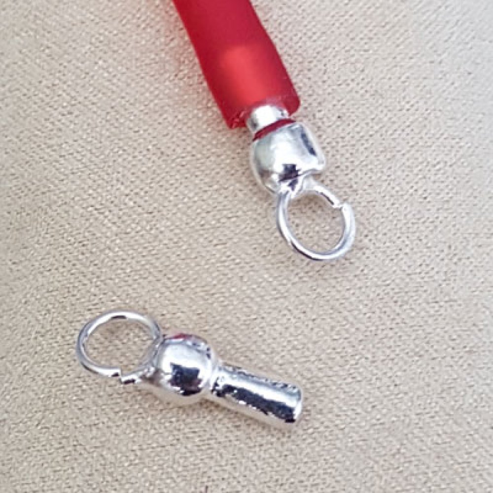 sett 10 Hule PVC-snorspenner 5 mm