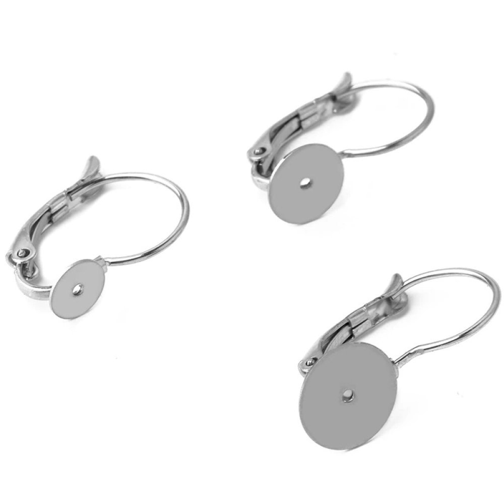øredobbeholder rustfritt stål 10 mm N°08