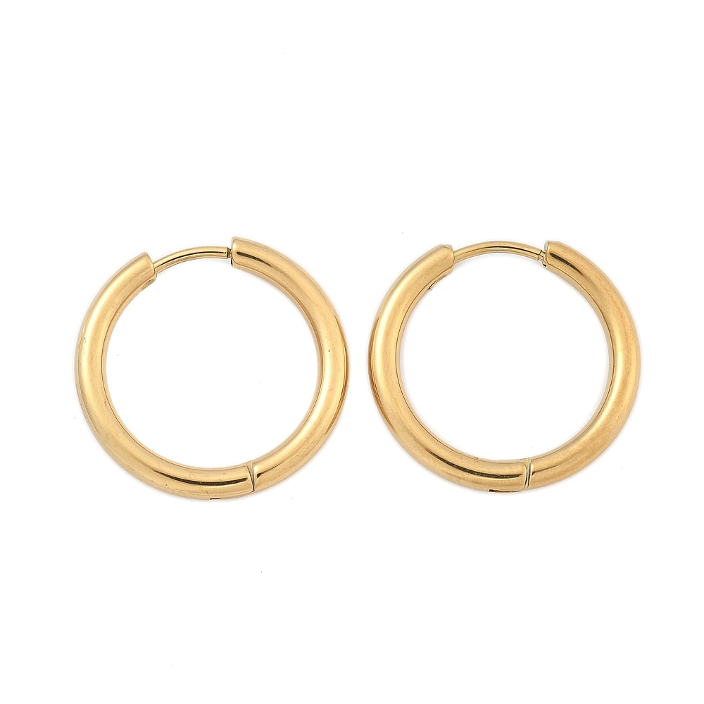 Support Boucle d'oreille Créole Huggie Acier Inoxydable N°03-21 mm 02