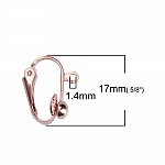 Øredobberholderklips N°04 x 5 par