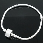 Europeisk slangekjede armbånd 3 mm magnetisert fra 17 til 23 cm