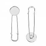 Pinholder rund cabochon 20 mm x 5 stk.