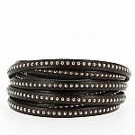 Leather Ball Testa Moro 06 mm med nikkelfri kulekjede per 20 cm