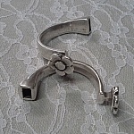 Halvarmbånd i Zamak 10 mm x 05 mm