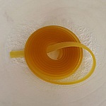 1 meter flat Pvc-ledning 5,8 x 1,9 mm Gul Middels