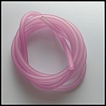 1 meter Pvc Hollow Cord 5 mm Violet Pink