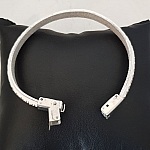 10 mm Dark Cobalt Ball Leather med nikkelfri kulekjede pr. 20 cm.