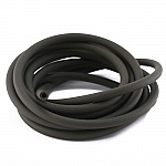 1 meter Pvc Hollow Cord 6,5 mm Brun