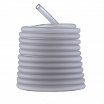 1 meter Pvc hul ledning 6,5 mm lys grå