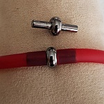 Metallpistolspenne for hul pvc-snor 5 mm