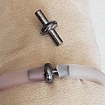 Metallpistolspenne for hul pvc-snor 6,5 mm