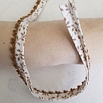 80 cm multiblomst og blonder skråbånd N°05