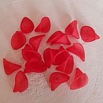 20 blomster Arums rød liten modell