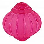 Perle Lucite Lampion Shape Striated Fushia