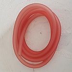 1 meter Pvc Hollow Cord 6,5 mm Lys Rosa