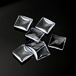 Cabochon Square 20 x 20 mm i klart burrglass N°27