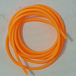 1 meter 2 mm fluorescerende oransje hul pvc-snor.