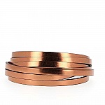 Lær antikk metall speil 10 mm x 20 cm