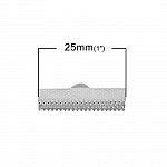 20 Spenner 25 x 8 mm Sølv