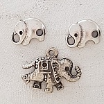 Elefant charm N°06 x 3 stykker