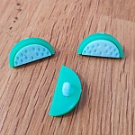 Knapp fancy vannmelon mønster for barn nr. 11 middels blå