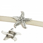 10 mm Zamak gjennomløp nr. 51 Sølv